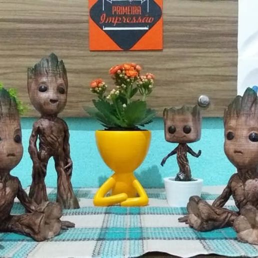 Groot Vase Pack 3D model
