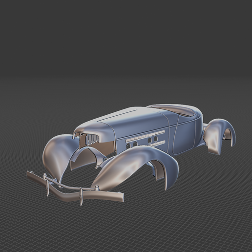 Auburn Speedster 851 Body 3D Model