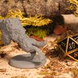 Wolf (3).JPG Archivo STL gratuito Lobo - Miniatura de sobremesa・Idea de impresión 3D para descargar