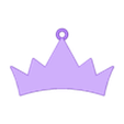 23. Crown V3.stl Pocket Royalty – 3D Print File for Crown & Tiara Keychain or Pendant - Crown Keychain - Tiara Pendant - Girl's Fashion - Princess Fashion Accessories