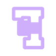 abecedario 2,5 cm - letra F.stl alphabet cutter 3D model - 2,5 cm