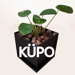 KUPO2.png Fichier STL KÜPO - Cubic Planter With Integrated Saucer・Design pour imprimante 3D à télécharger, David_LG