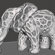 Elefante-v1-02.png Elephant V1.2 with Voronoi style.