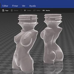 Sexy-Bottle-11.jpg STL-Datei Sexy Flasche -2 kostenlos・Design zum 3D-Drucken zum herunterladen