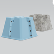 DeckBlockForm-01.png Mold for casting of deck blocks made of concrete