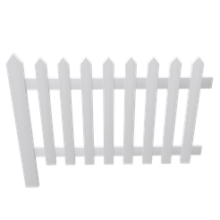 picket_fence_1_32_view1.png STL-Datei MODULARER LATTENZAUN FÜR DIORAMA IM MASSSTAB 1/32・3D-druckbares Modell zum herunterladen