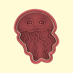 untitled.36.jpg STL file JELLYFISH CUTTER AND SEAL・3D printing model to download