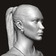 19.jpg Bella Hadid portrait sculpture 3D print model