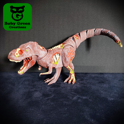 image90e4.png Файл STL Zombie T-Rex Flexi / Halloween Special・Идея 3D-печати для скачивания