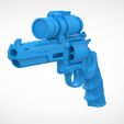 042.jpg Smith & Wesson Model 629 Performance Center from the movie Escape from L.A. 1996 1:10 scale 3d print model