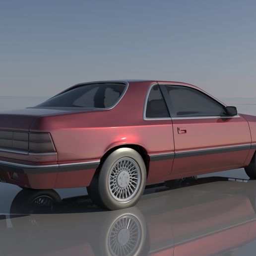 5.jpg Archivo 3D Chrysler LeBaron Coupe 1989・Plan imprimible en 3D para descargar, Andrey_Bezrodny