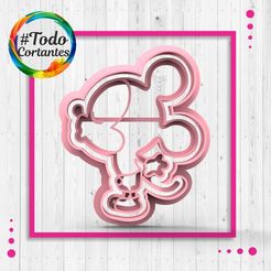 4151-Mickey-besito-7cm.141.jpg STL file Mickey Kawaii Cutter・3D printer model to download