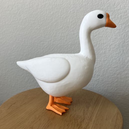IMG_6969.jpeg 8inch Porch Goose, Desk Goose, Companion Buddy, Outdoor & Indoor statue, Yard Art, Cute and Funny Goose Gift - COMMERCIAL LICENSE!!