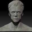 0008_Layer 21.jpg Clint Eastwood textured 3d print bust