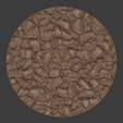 CrackedMud-06.png Basic Cracked Mud (25mm Base)