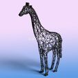 giraffe.jpg Archivo STL gratis Jirafa Wire Frame Art - Impresión en resina・Diseño imprimible en 3D para descargar