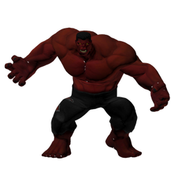 RedHulk.png Free STL file Red Hulk from CoC・3D printing template to download