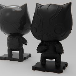 blackpanther.jpg Free STL file Black Panther (Civil War Suit)・3D printable object to download