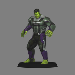 HULK-01.png Hulk - Smart Hulk - Avengers Endgame LOW POLYGONS AND NEW EDITION