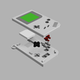 Clicker-Console-Gameboy-Exploded-Cartridge-01.png Retro Gameboy Console Clicker inc Keyring