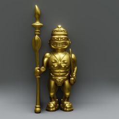 shaman8.jpg STL file Shaman Warrior Fantasy Figure・3D printable model to download