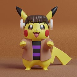 pikachu-frankenstein-render.jpg Файл STL Pokemon - Pikachu Frankenstein Halloween・Модель для загрузки и печати в формате 3D