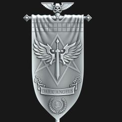 Banner.jpg Файл 3D Знамя легиона DA・Модель для печати в 3D скачать