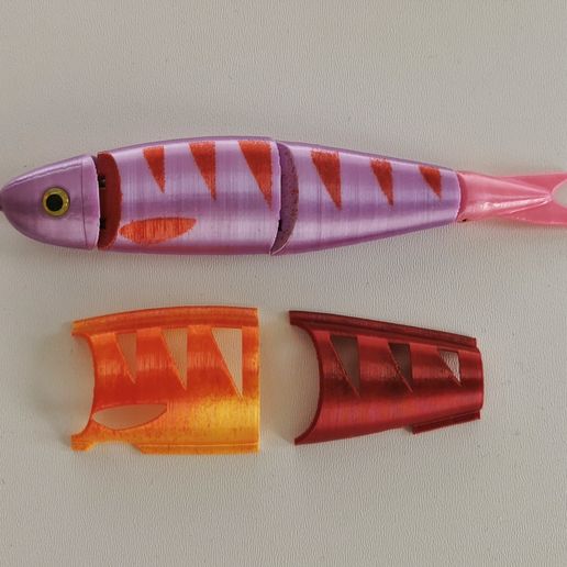 IMG_20200608_103502-01.jpeg Archivo STL Señuelo de pesca de 4 piezas para nadar de 14 cm (¡impresión y construcción fácil!)・Modelo imprimible en 3D para descargar, Domi1988