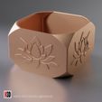 vase-0009-lotus-planter-vase-stl-08.jpg Lotus planter - Vase 0009 - home decor