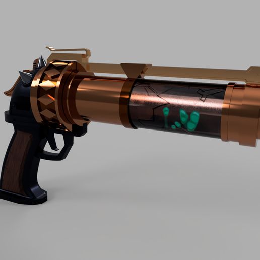 3D-Datei Arcane JINX Gun Pistol 🔫 ・Design für 3D-Drucker zum ...