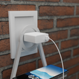 WallChargingPhoneStand02.png Wall Charging Phone Stand