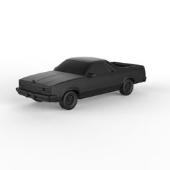 Chevrolet-El-Camino-1982.jpg 3D file Chevrolet El Camino 1982 (PRE-SUPPORTED)・3D printer model to download
