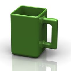 KUBEK KWADRAT.jpg Fichier STL gratuit une tasse carrée・Objet pour imprimante 3D à télécharger