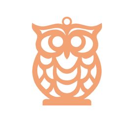 hj1.jpg Fichier OBJ PENDANT / BOUCLES D'OREILLES hibou・Modèle pour imprimante 3D à télécharger