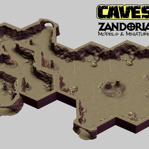 Caves_Entrances_4.jpg Caves, Modular terrain for Tabletop Games