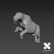 Smilodon-2.jpg Smilodon 2 STL Scale 1/64