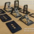 banner_pic_alt.jpg STL file UNIVERSAL PHONE STAND (MEDIUM) - FLAT FOLD - PRINT IN PLACE - SUPER THIN・3D printing model to download