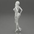 Girl-0022.jpg Woman wearing high heel shoes and mini skirt 3D print model