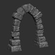 arch3.jpg Dungeon door set - 3x closed doors + 3x stone arches
