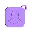 Snapchat.stl KEYCHAIN / KEYCHAIN HOLDER Snapchat