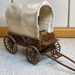 prairie-wagon.jpg Prairie Wagon STL for resin 3d-printing