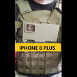 IP8.png IPHONE 8 Plus PALS Armor Plate Carrier Phone Molle Mount