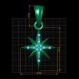 dimension.png star pendant 3d printable model