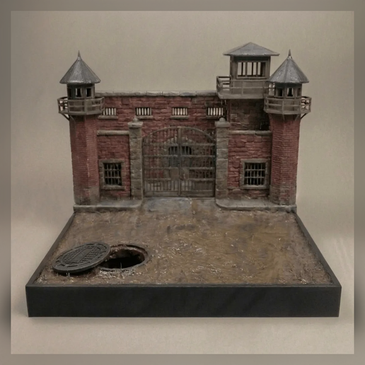 The Shawshank Redemption Prison Escape Diorama 3D Printable Model