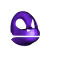 reptile-no-holes.obj Reptile or scalie style fursuit head