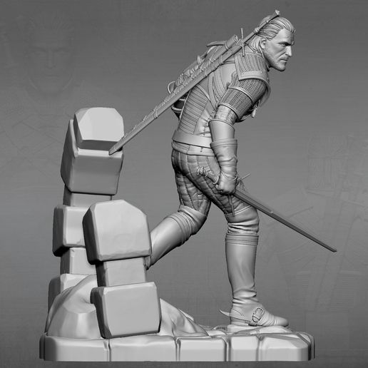 the-witcher-3d-model-stl-02.jpg Geralt Witcher 2 MODELS 1 PRICE