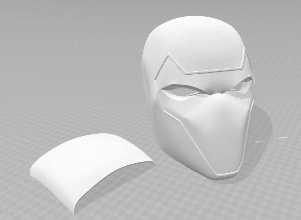 Ronin Helmet.png Télécharger fichier STL Casque Ronin aka Hawkeye • Plan à imprimer en 3D, VillainousPropShop