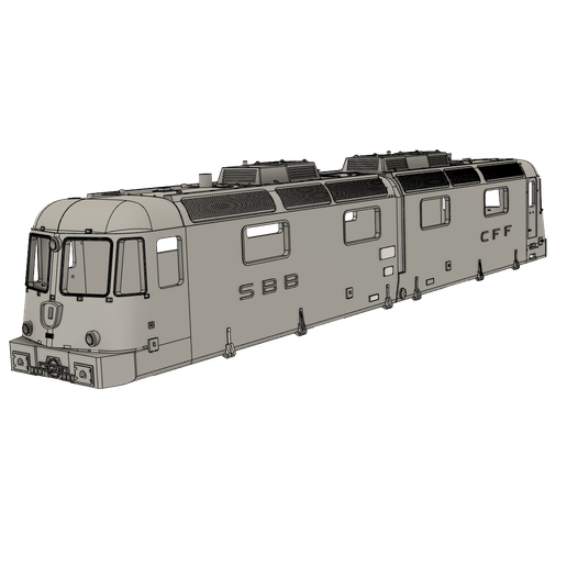 Electric locomotive Re 6/6 SBB | Z gauge