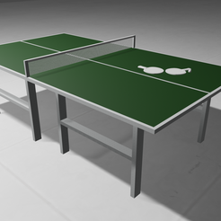 preview4.png Download OBJ file Table Tennis • 3D printable template, Ali_shheida