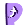 P.stl HALLOWEEN Letters and Numbers (10) | Logo